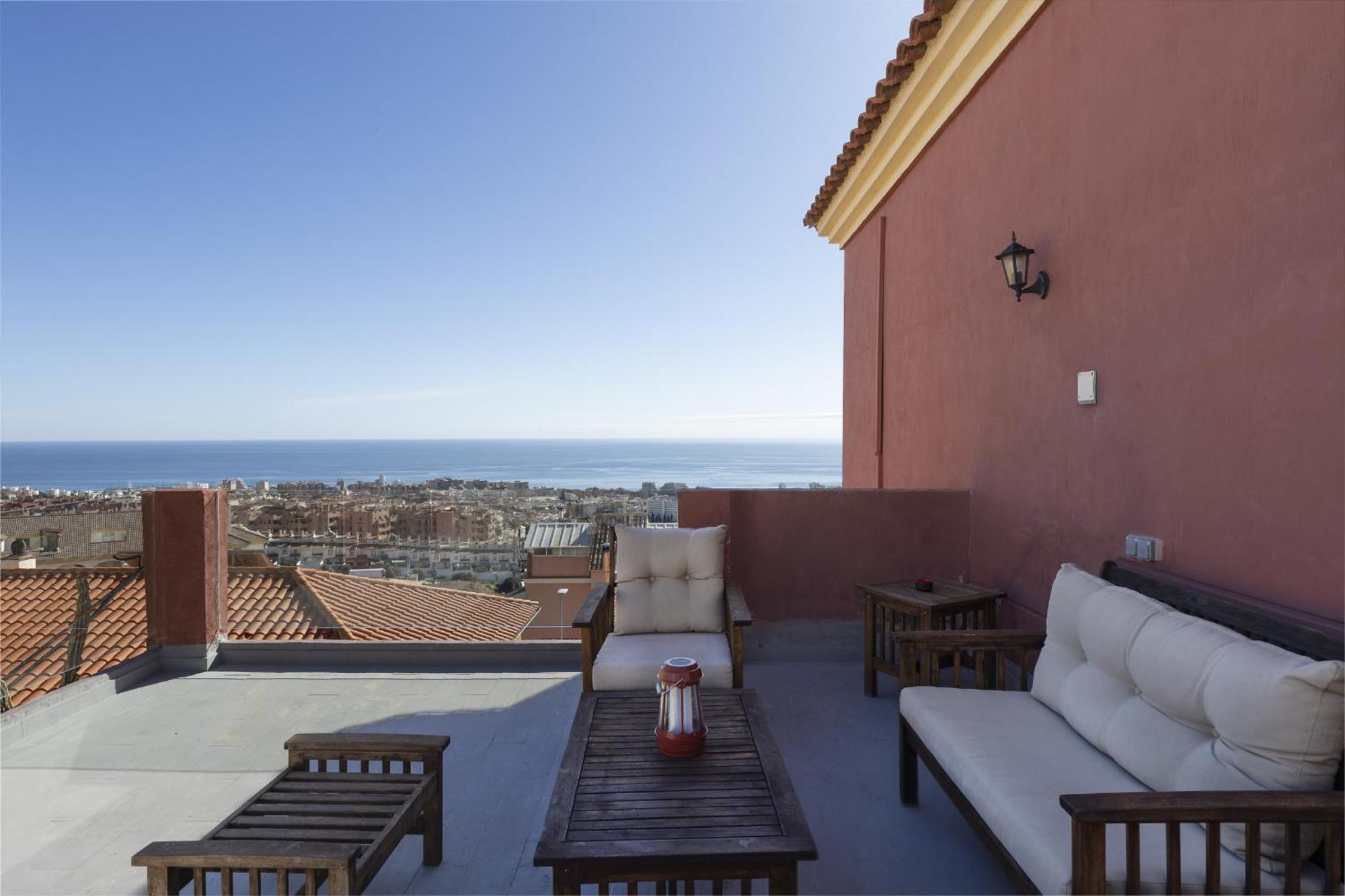 Peaceful Studio With Amazing Sea Views And Free Parking Benalmadena Luaran gambar